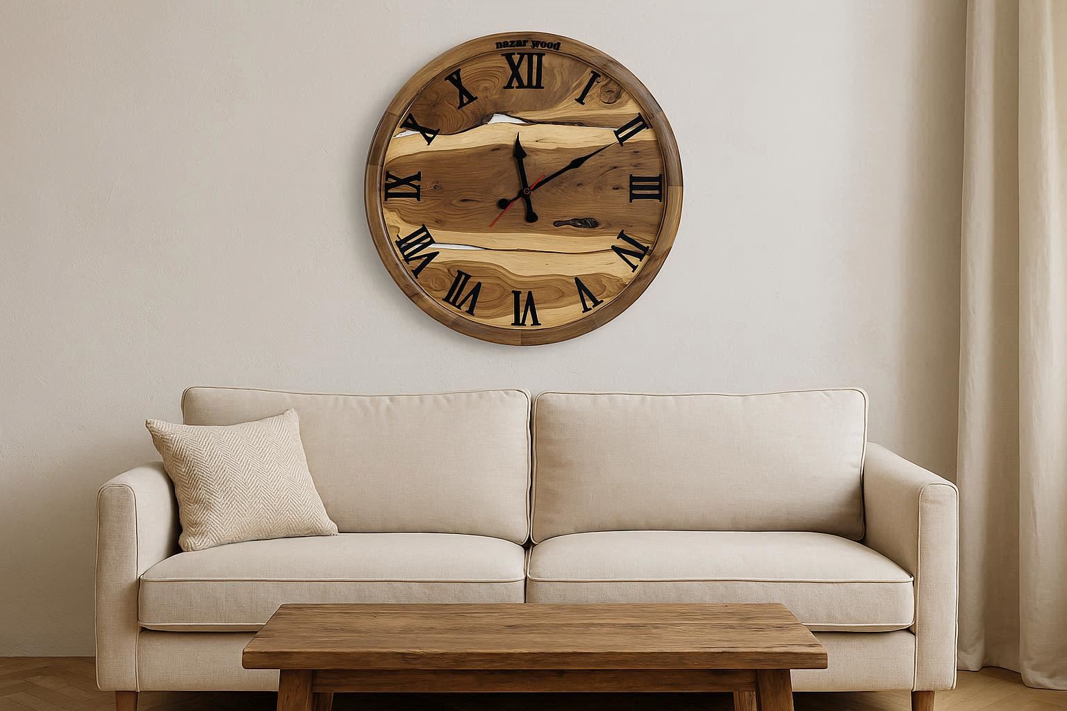 Wooden clocks