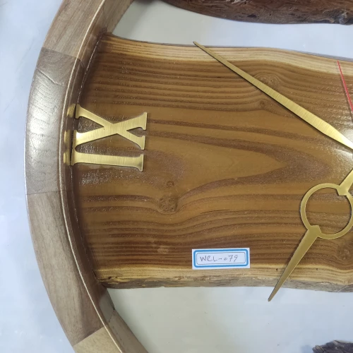 ساعت چوبی روستیک - دیواری