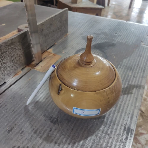 شکلات خوری چوب گردو قطر 20
