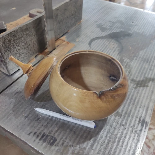 شکلات خوری چوب گردو قطر 20